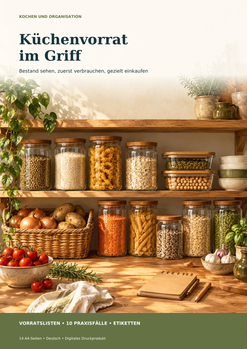 Cover: Küchenvorrat im Griff