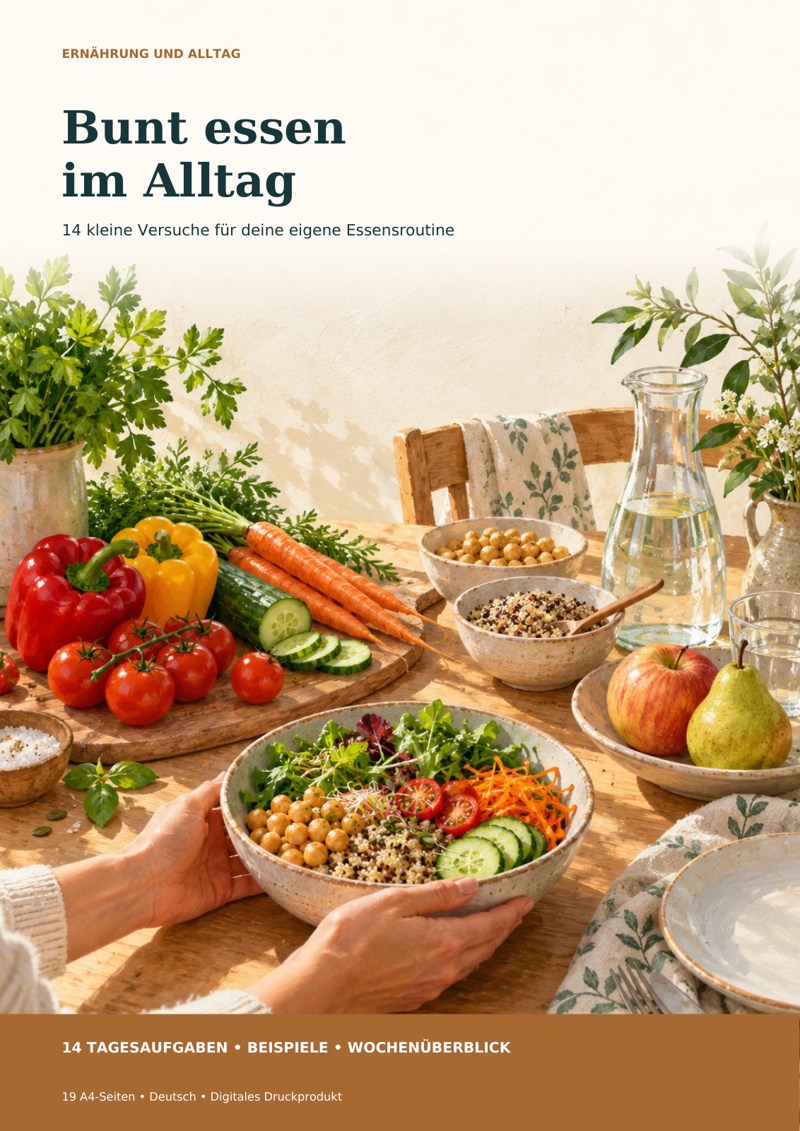 Cover: Bunt essen im Alltag