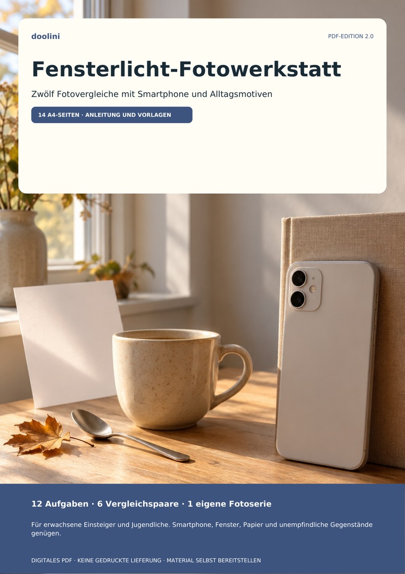 Cover: Fensterlicht-Fotowerkstatt