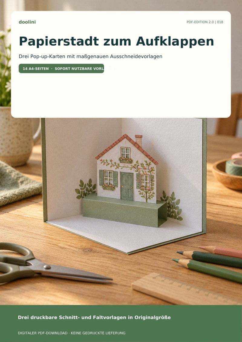 Cover: Papierstadt zum Aufklappen