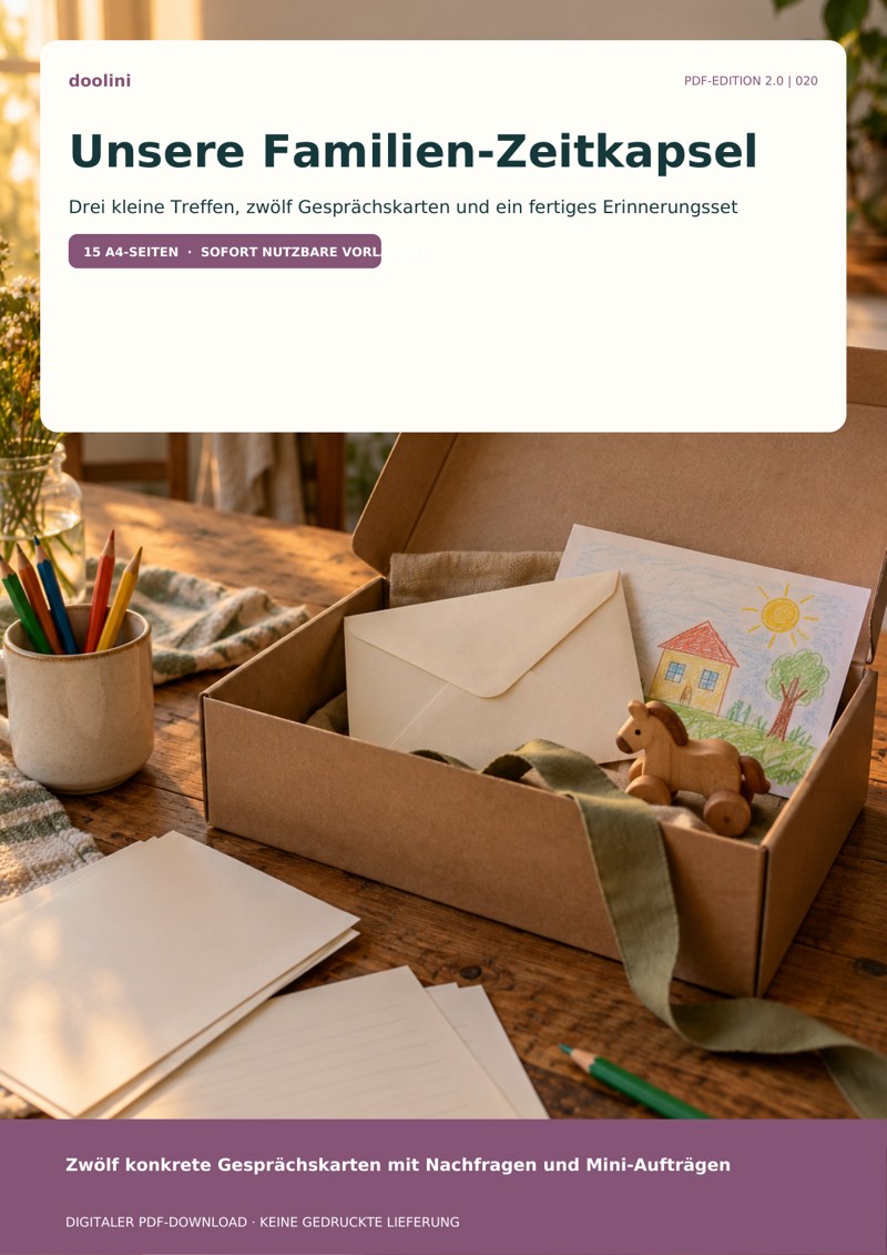 Cover: Unsere Familien-Zeitkapsel