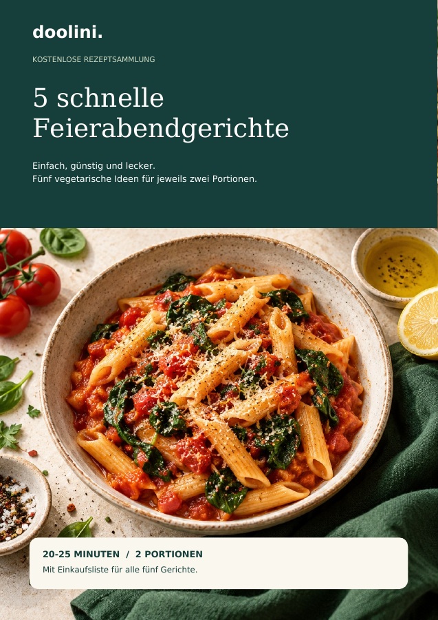Cover: 5 schnelle Feierabendgerichte